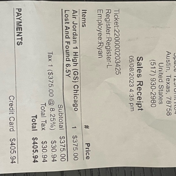 Air Jordan 1 High (GS) Chicago Size 6.5Y - Picture 9 of 12